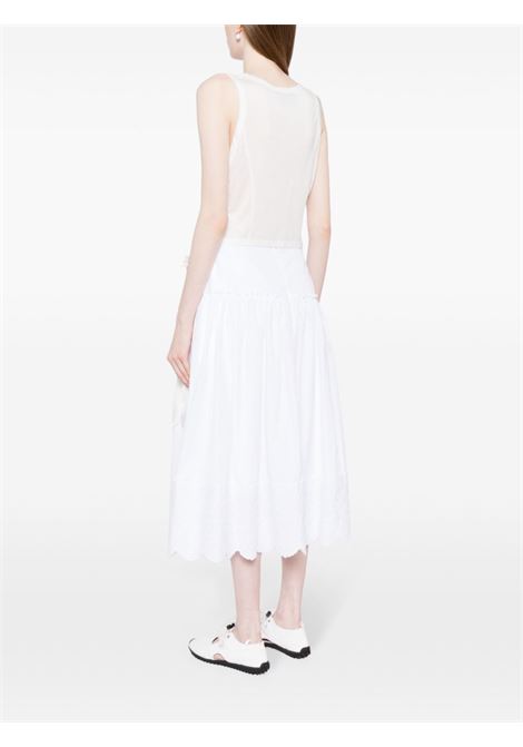 Ecru Easy Bow Tails tank Simone Rocha - women SIMONE ROCHA | 52220571IVRY